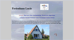 Desktop Screenshot of ferienhaus-lucie.de